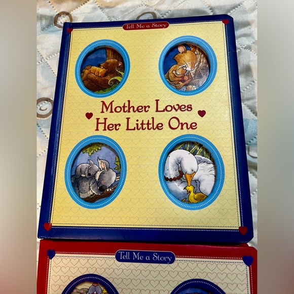 2 Baby Board Books Mother Loves Her Little One Father 2006 Gingham Dog 9x7.5 - Picture 3 of 16